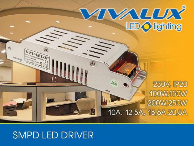 New series SMPD LED drivers Vivalux
