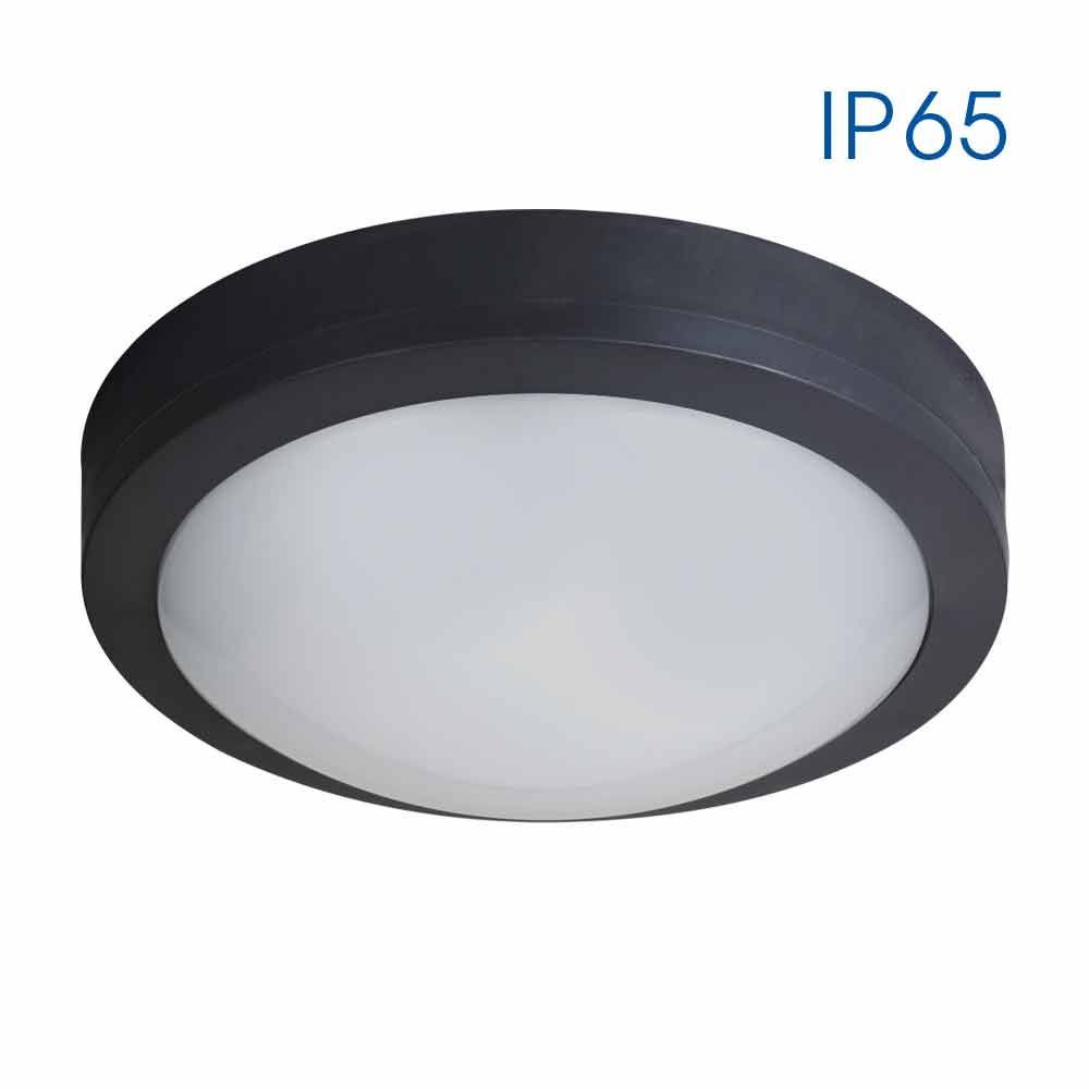 LED плафониера MEZZO/R LED ∙ 18W ∙ черен ∙ 4000K ∙ IP65