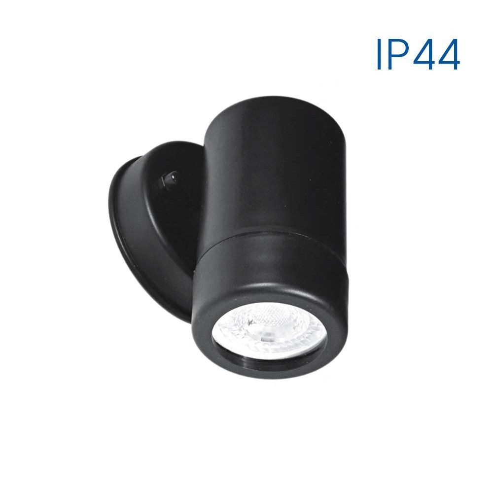 Фасаден аплик NAVARA ∙ единичен ∙ 1xGU10 ∙ черно ∙ IP44