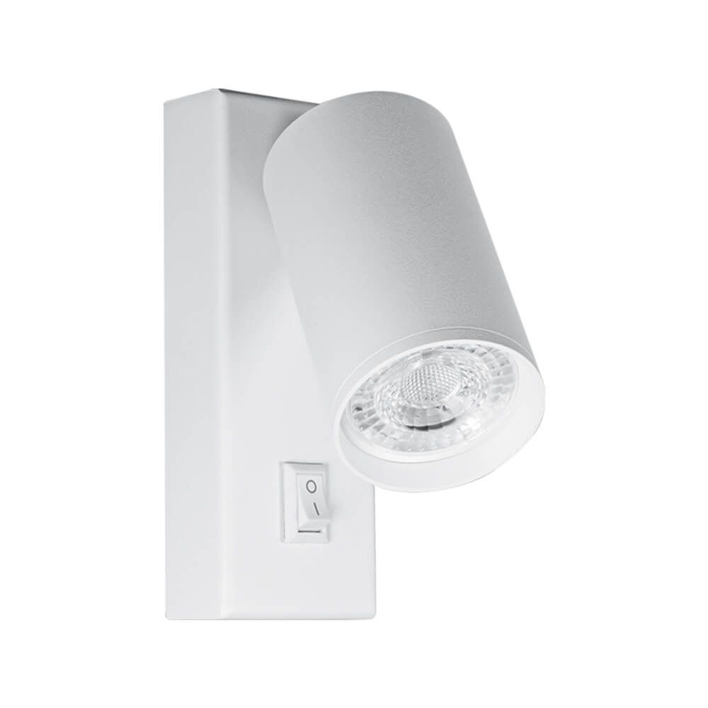 Спот за стена с прекъсвач SP706 LUX ∙ бял ∙ GU10